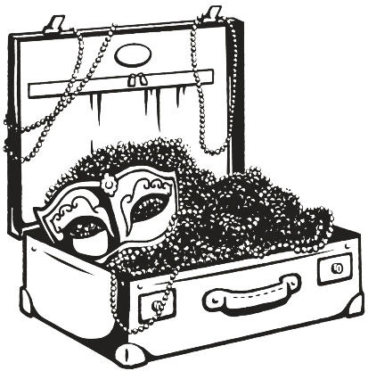 a black and white drawing of a chair